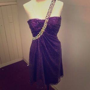 Purple sequin fabulous dress. NEW